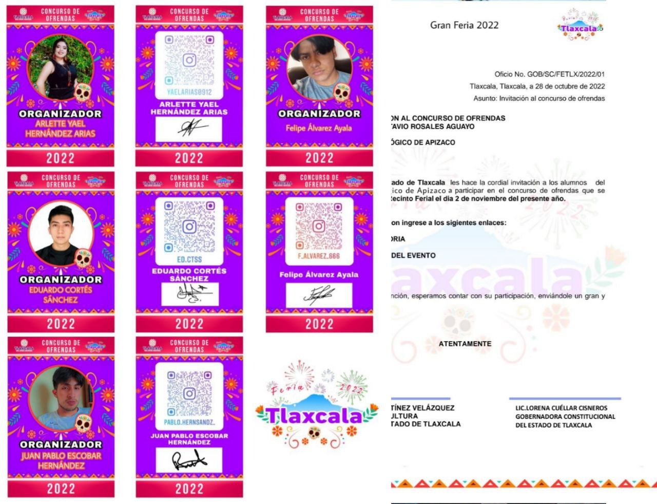 Papelería Feria Tlaxcala 2022 - Diseño Corporativo por Eduardo Cortés